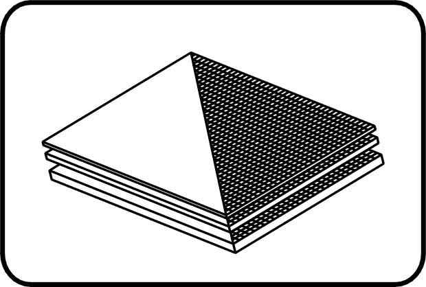 PVDF Platten Polyester-kaschiert 